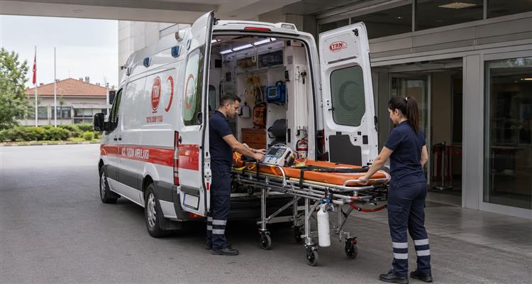 Ambulansla Hasta Nakli �ncesi Haz�rl�k | TRN Ambulans