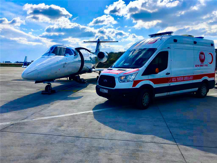 Uçak Ambulansla Nakil 